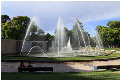 Fountain, Plaza Independencia, city of Mendoza.