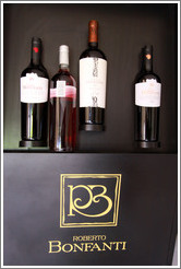 Display of wines, Roberto Bonfanti, Luj?de Cujo.