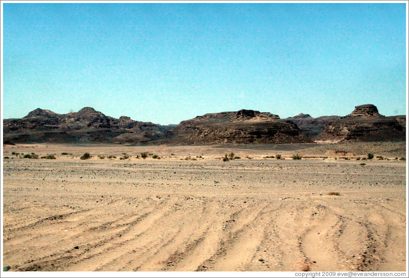Sinai Desert (pink and brown).