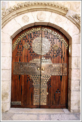 Door, Beit El Road (or nearby street), Jewish Quarter, Old City of Jerusalem.