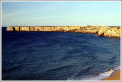 Cliff on which the Fortaleza de Sagres (Sagres Fortress) sits.