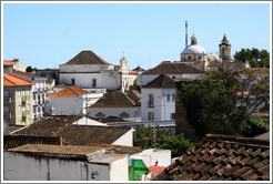 View of the rooftops of Tavira from Igreja de Santa Maria do Castelo (Church of St. Mary at the Castle).