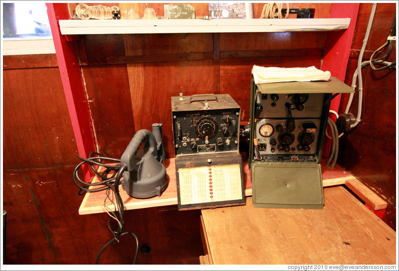 Radio room, Port Lockroy.