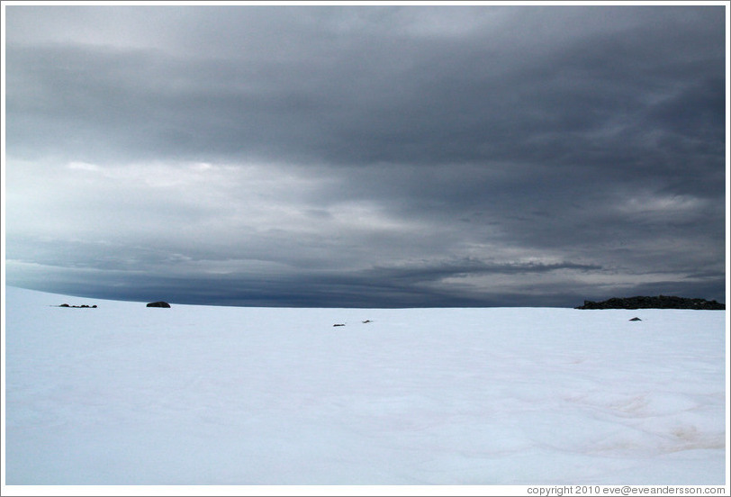 Prospect Point, Graham Land, the first point on the Antarctic mainland onto which I stepped.