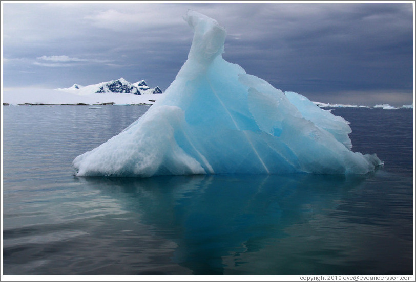 Blue iceberg.