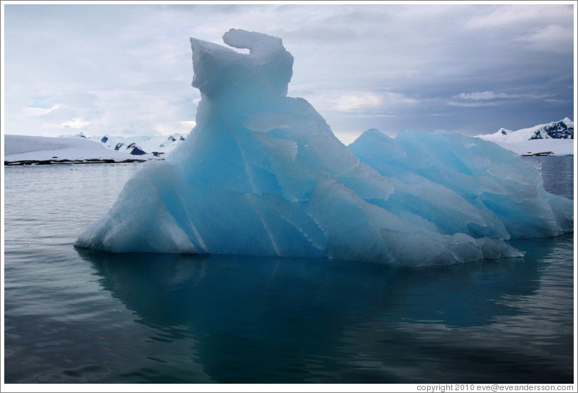 Blue iceberg.