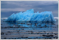 Blue iceberg.