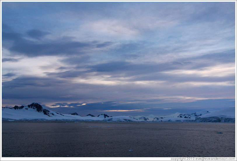 The Gullet, a narrow passage between Adelaide Island and the Antarctic mainland.