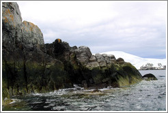 Granite rocks forming the Melchior Islands.