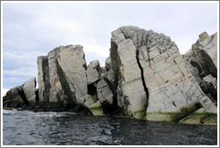 Granite rocks forming the Melchior Islands.