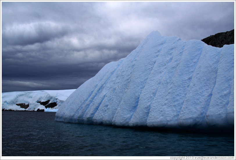 Blue iceberg.