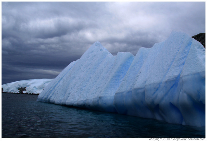 Blue iceberg.