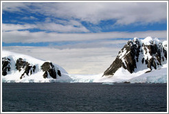 Glacier near the entrance to the Neumayer Channel.