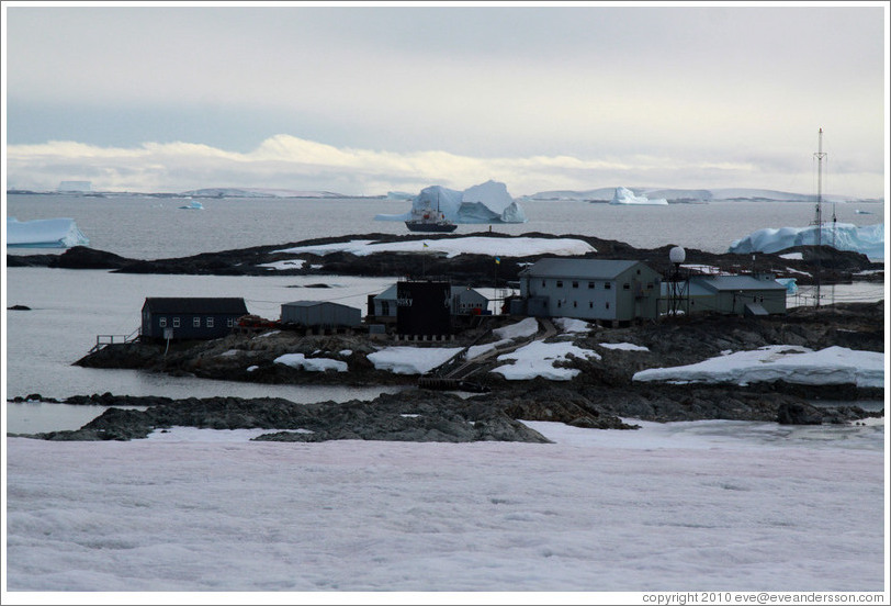 Vernadsky Station, a Ukrainian research base.