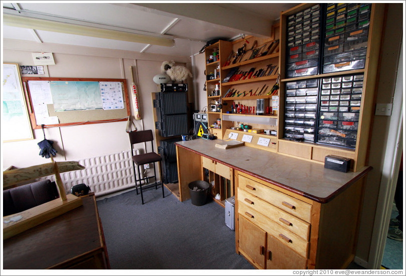 Radio room, Vernadsky Station.