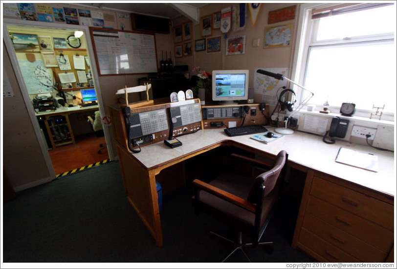 Radio room, Vernadsky Station.