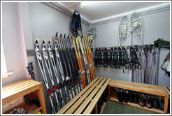 Skis and snow shoes, Vernadsky Station.