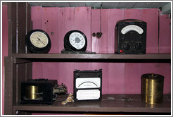 Instruments, Wordie House, a British scientific research station dating from 1947.