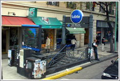 San Martin Subte (subway) Station.