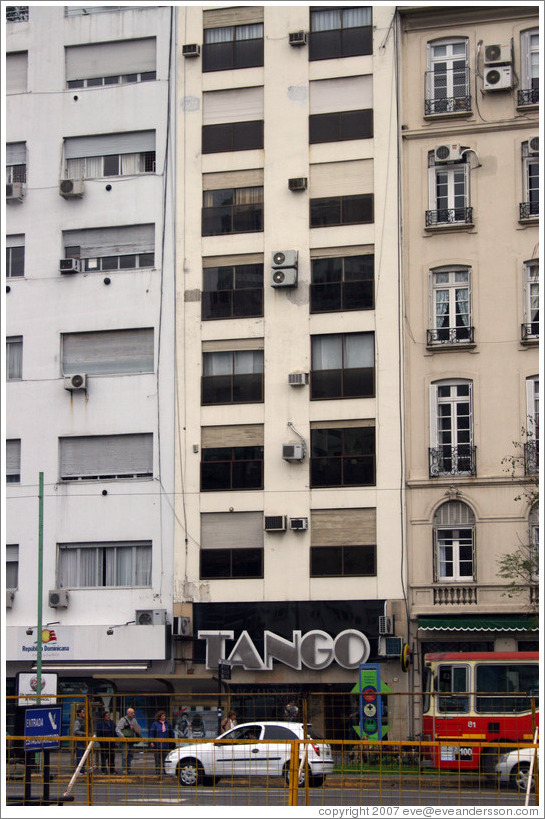 Tango building in the Centro district.