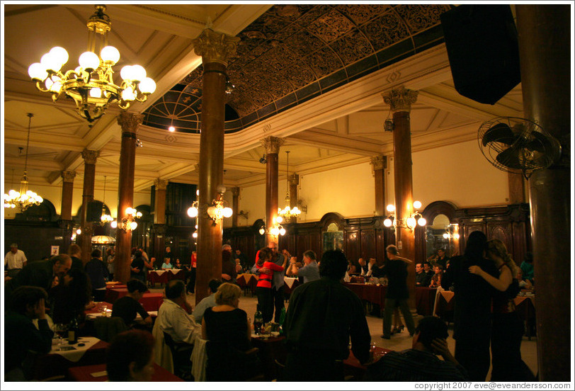 Milonga (tango dance event) in the Confiter&iacute;a Ideal.