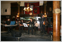 Musicians at a milonga at the Confiter&iacute;a Ideal.