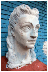 Sculpture of a woman, probably Evita. Gral. Gregorio Ar? de Lamadrid, La Boca.