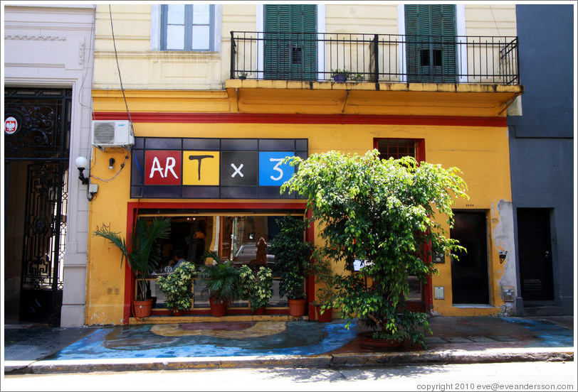 ARTx3, Calle Jorge Luis Borges, Palermo Viejo district.