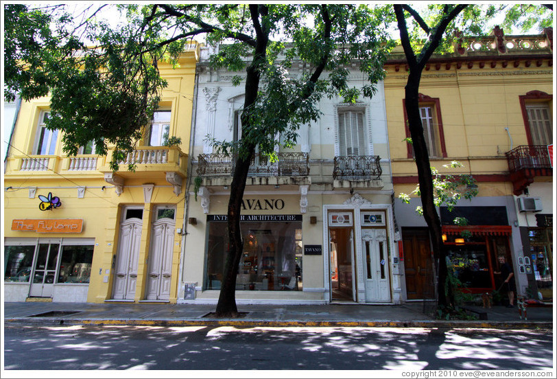 Buildings, Calle Jorge Luis Borges near Calle Soler, Palermo Viejo district.