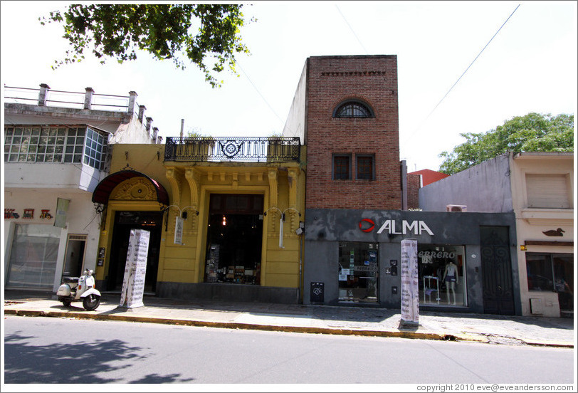 Buildings, Calle Jorge Luis Borges near Pasaje Russel, Palermo Viejo district.