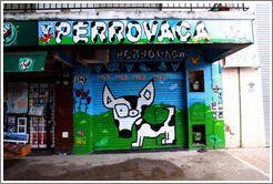 Perrovaca (Dog-cow), Calle Serrano near Plaza Serrano (Plaza Cort?r), Palermo Viejo district.