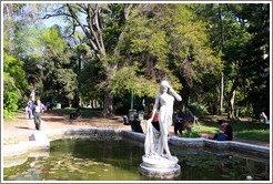 Fountain. Jard?Bot?co Carlos Thays, Palermo.