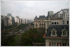 Avenida 9 de Julio in the Recoleta district.