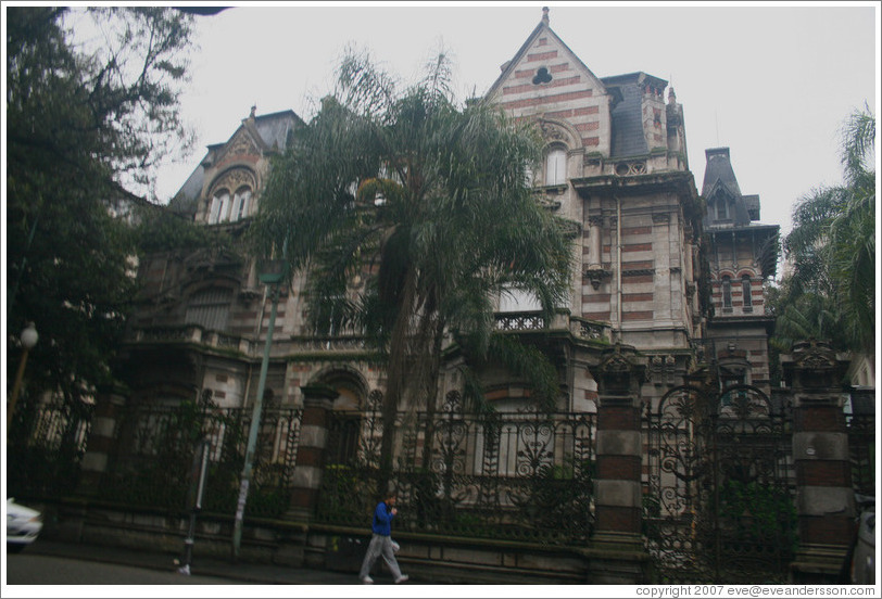 Building in the Recoleta district.