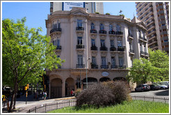 Building at the corner of Avenida General Las Heras and Avenida General Gelly y Obes. Recoleta.