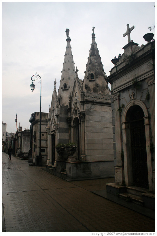 La Recoleta Cemetery.