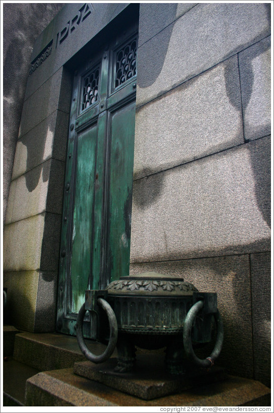 La Recoleta Cemetery.