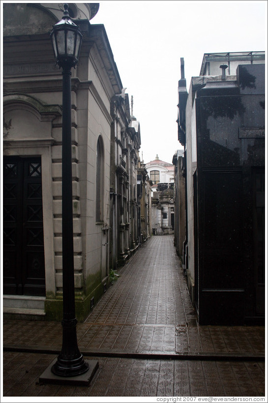 La Recoleta Cemetery.