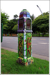 Graffiti, Avenida del Libertador, Recoleta district.