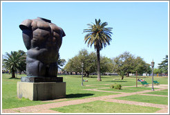 Torso Masculino Desnudo, by Fernando Botero. Parque Thays, Recoleta.