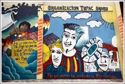 Mural, Organizaci?arrial T?pac Amaru, Avenida Independencia, San Telmo.