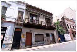 Avenida Bol?r near Avenida Chile, San Telmo district.