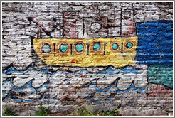 Graffiti (boat), Calle Defensa and Avenida Independencia, San Telmo district.