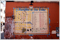 Rep?blica de San Telmo map, Calle Defensa, San Telmo district.