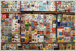 Old boxes of matches. Mercado San Telmo.