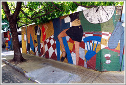 Tango mural, Pasaje San Lorenzo and Calle Balcarce, San Telmo district.