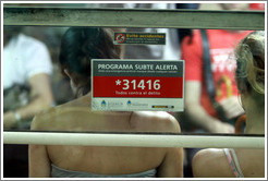 31416, the number to dial for Subte (Buenos Aires subway) alerts.