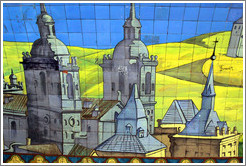 Mural, Diagonal Norte station, Subte (Buenos Aires subway).