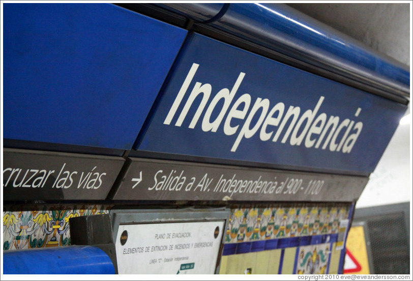 Independencia station, Subte (Buenos Aires subway).