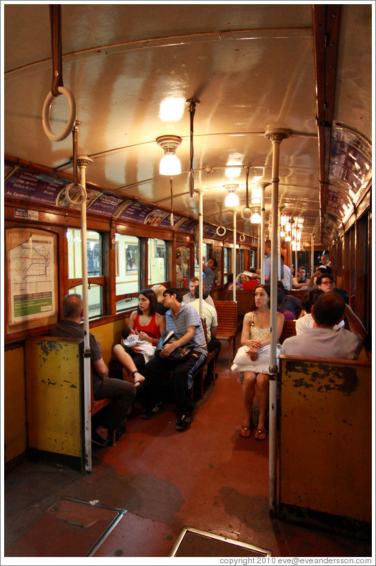 Train, Subte (Buenos Aires subway) line A.